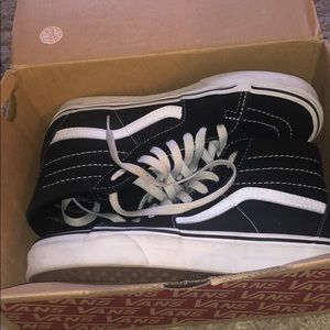 Black Vans Hi Tops